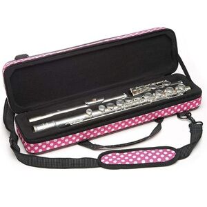 Beaumont "Pink Polka Dot" Flute case gently used